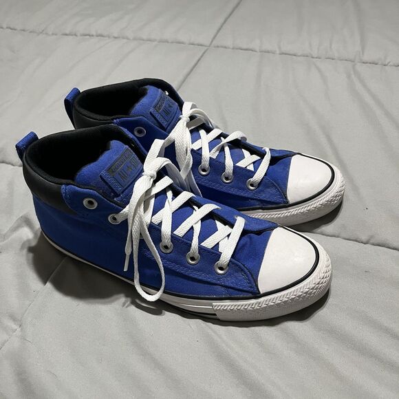 Converse All Star Blue Black High Top Sneakers Shoes Mens Size 9 Womens Size 11 main image 5